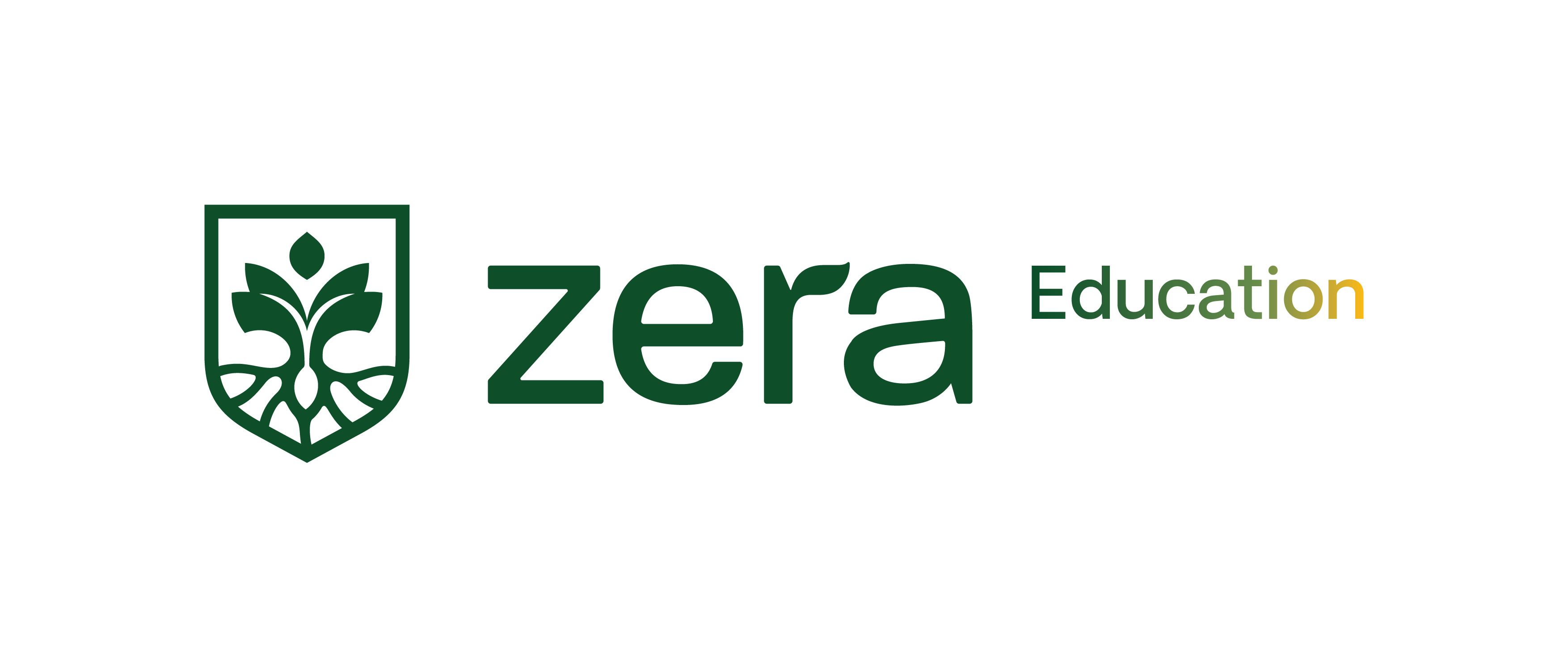 Zera Edu horizontal lockup, color