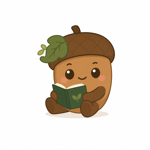 ZERA acorn mascot — Reading