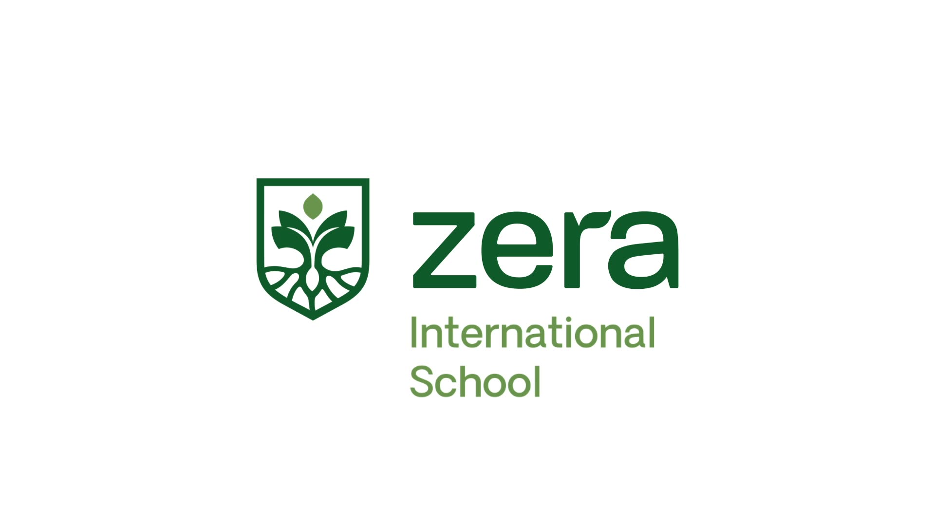 Zera International School logo animation